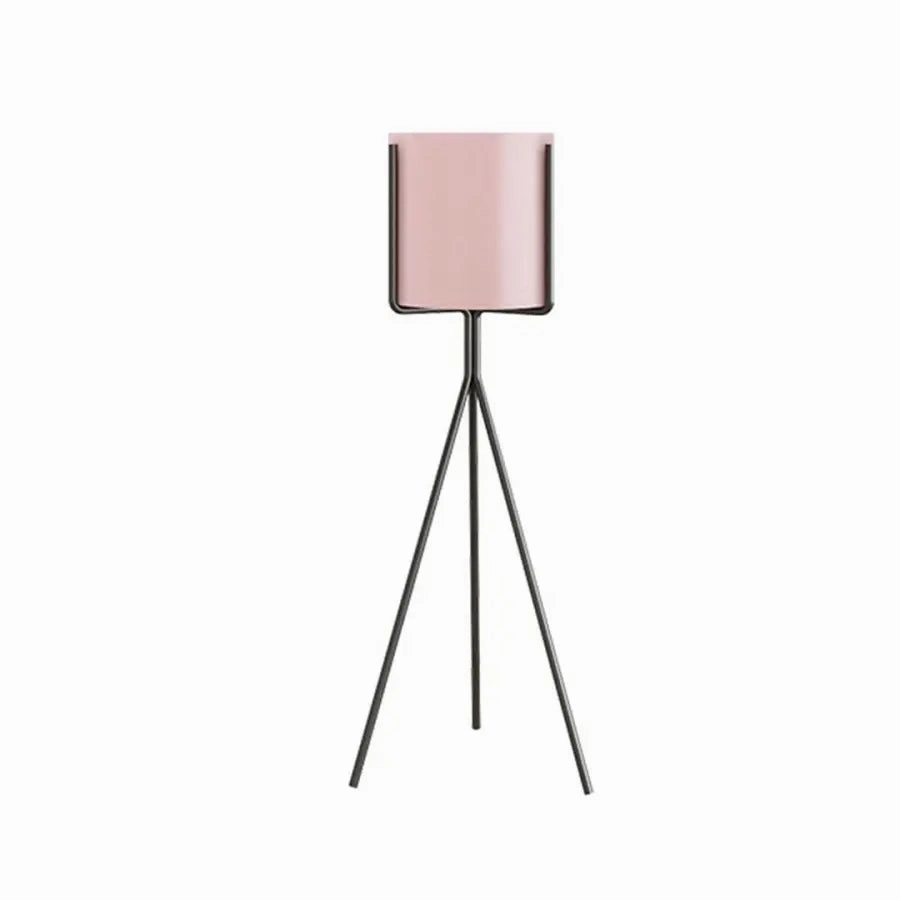 70cm Tripod Pink & Black Plant Stand,plant shelf accessories