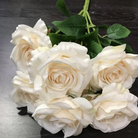 7 head Champagne Sweet Rose Artificial flower artificial flower bouquet  