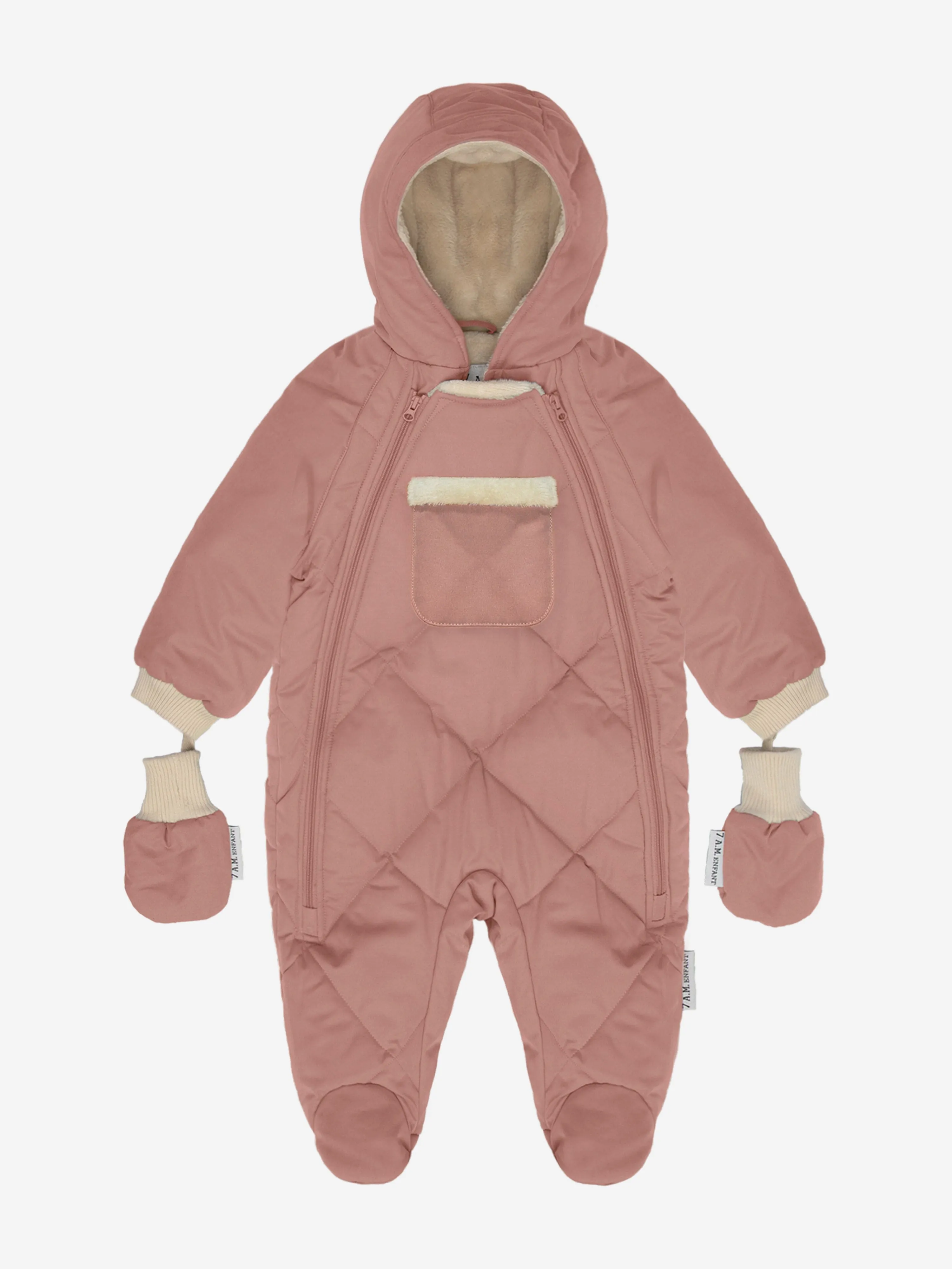 7AM Enfant Schneeanzug für Babygirls - Benji in Rosa