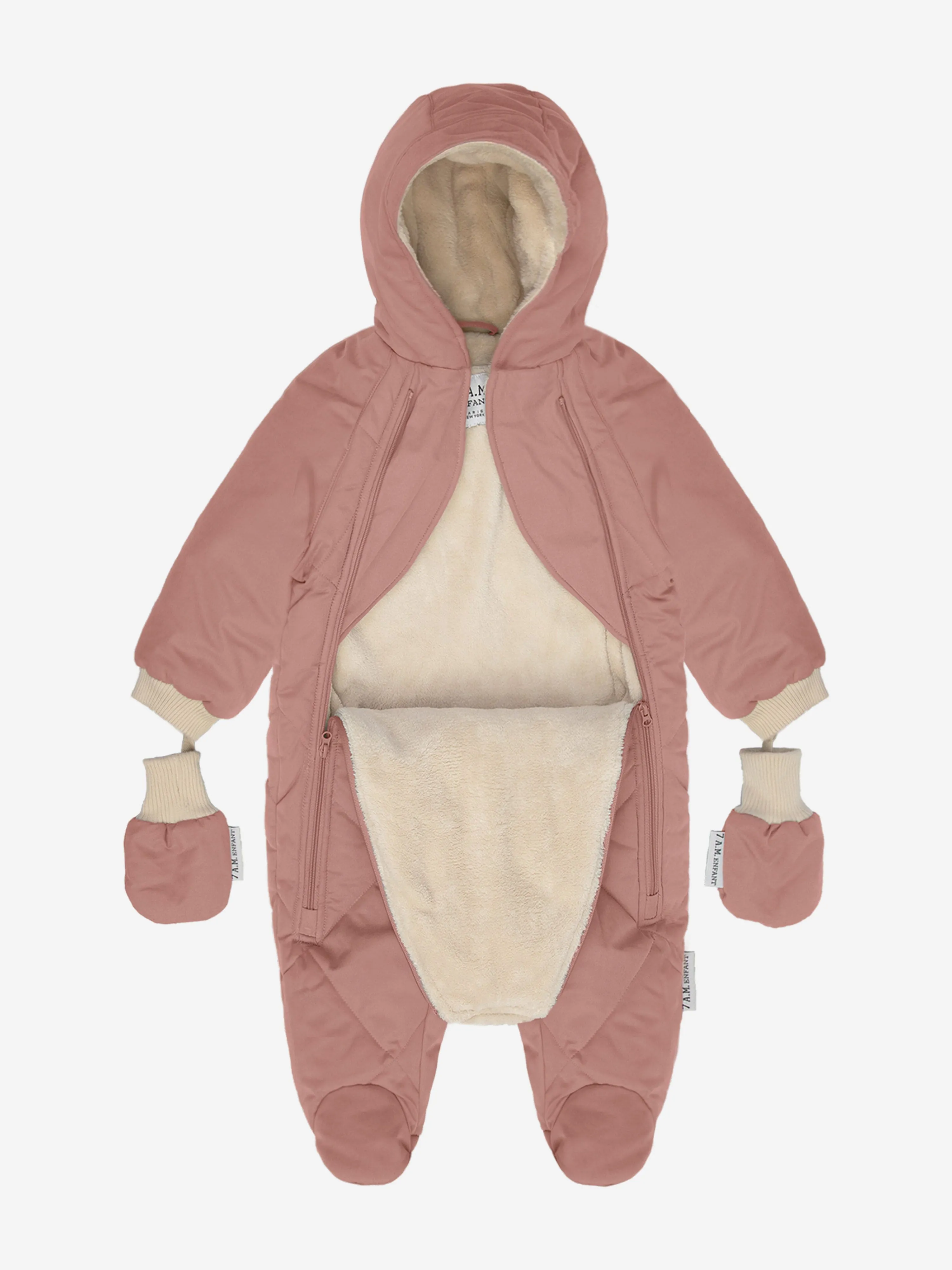 7AM Enfant Schneeanzug für Babygirls - Benji in Rosa