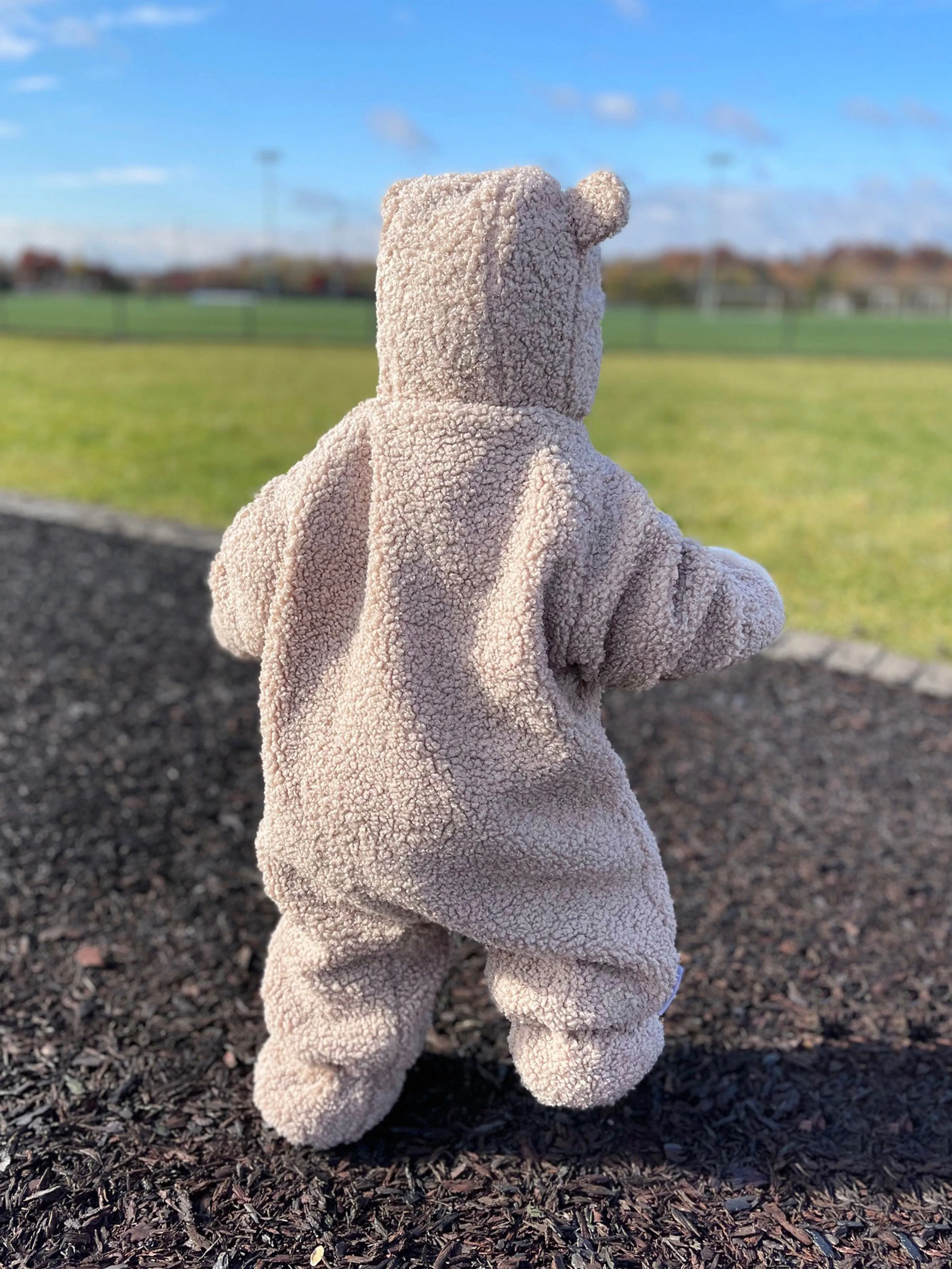 7AM Enfant Baby Schneeanzug - Teddy in Beige