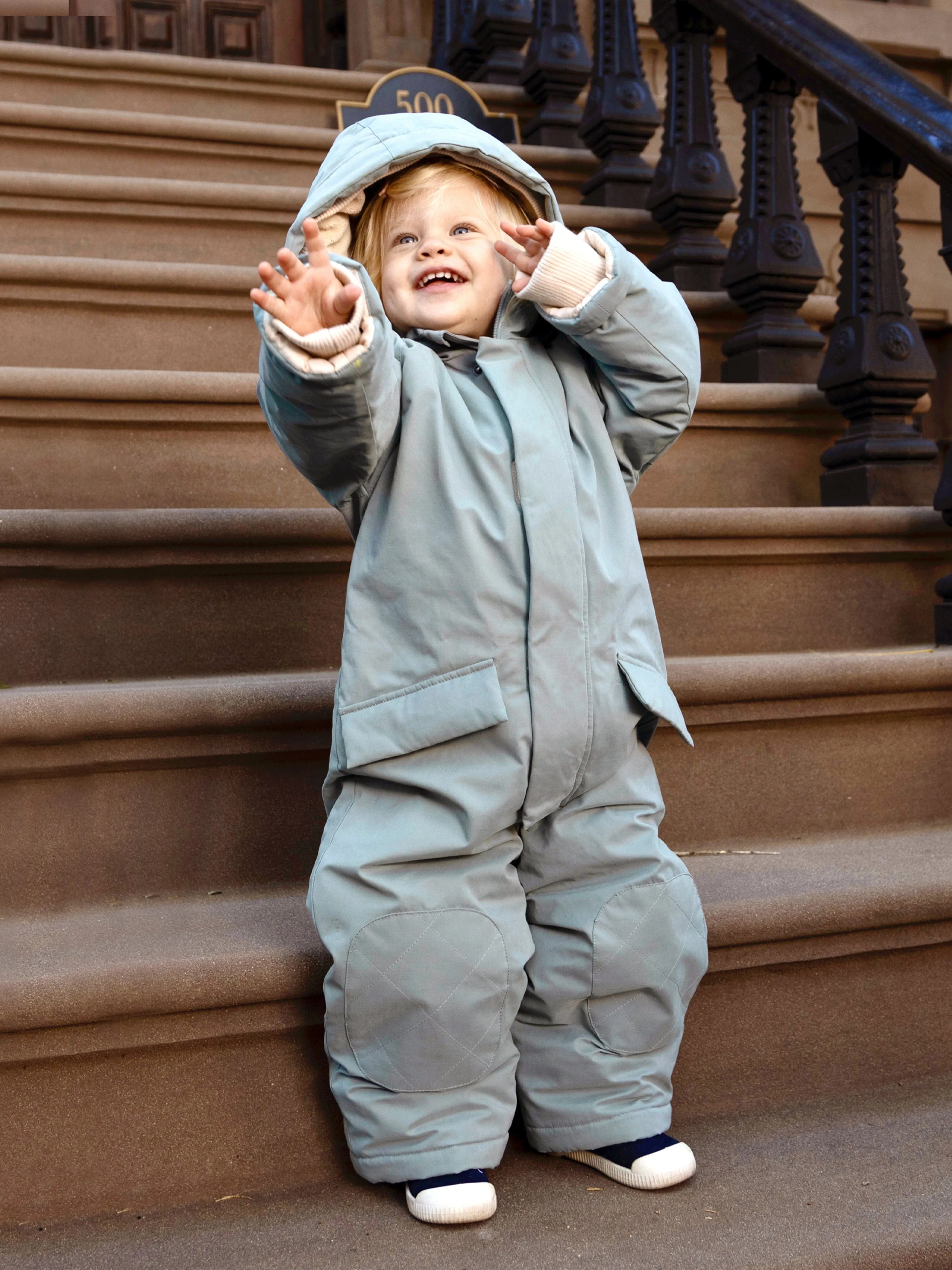 7AM Enfant Kinder Schneeanzug Grand-Benji in Blau