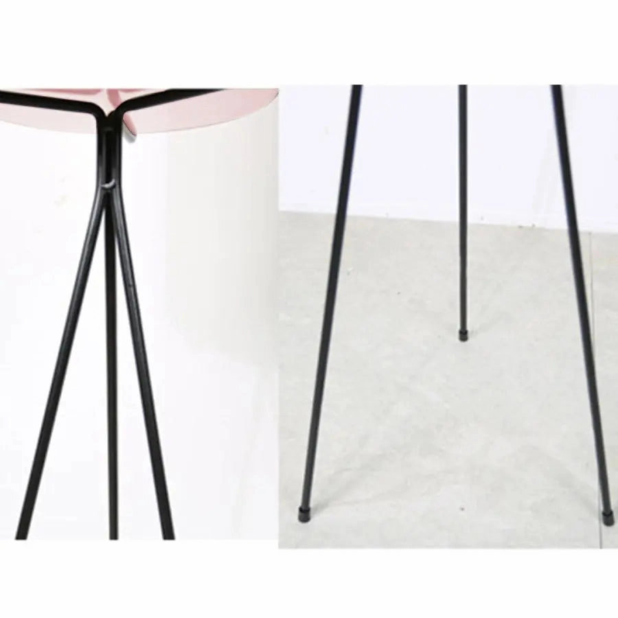 80cm Tripod Black & Pink Plant Stand