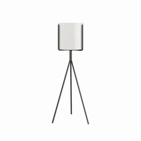 80cm Tripod Black & White Plant Stand,plant shelf accessories