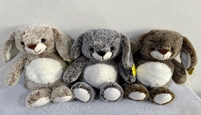 8  Brown Bunny toy stuffed animal FY23078 realistic flower bouquet  