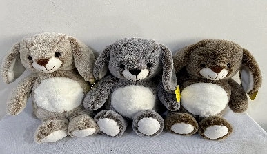 8  Brown Bunny toy stuffed animal FY23078 realistic flower bouquet  