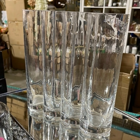 8"  Clear Bubble Glass Vase,aesthetic flower vase