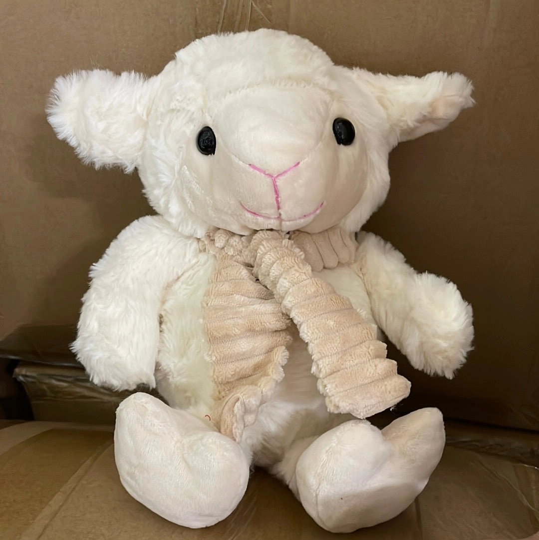 8  sitting lamb toy stuffed animal FY23149
