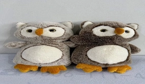 9?? Owl plush toy stuffed animal FY23010 artificial flower bouquet  