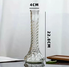 9 Bud Vase Small vase twist,aesthetic flower vase