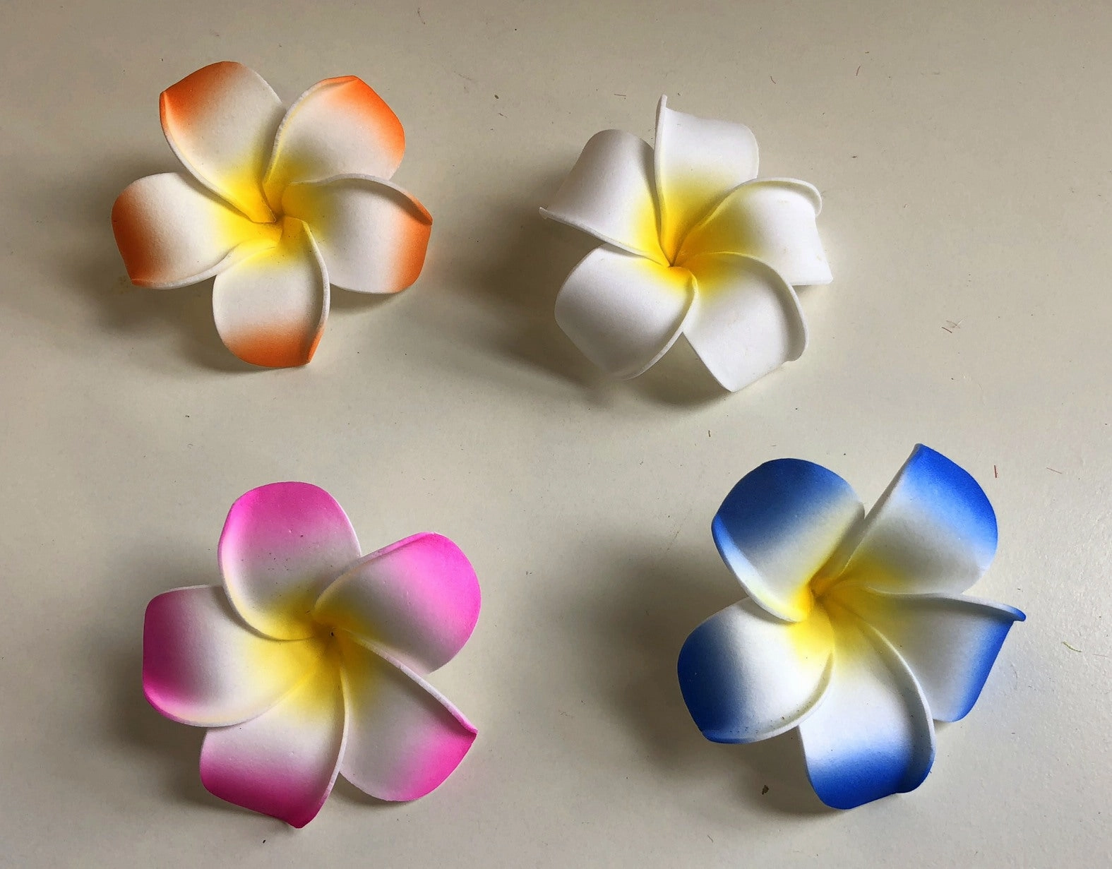 ACC0031 Frangipani / Plumeria Flowers (Floating) Blue / White / Pink / Orange
