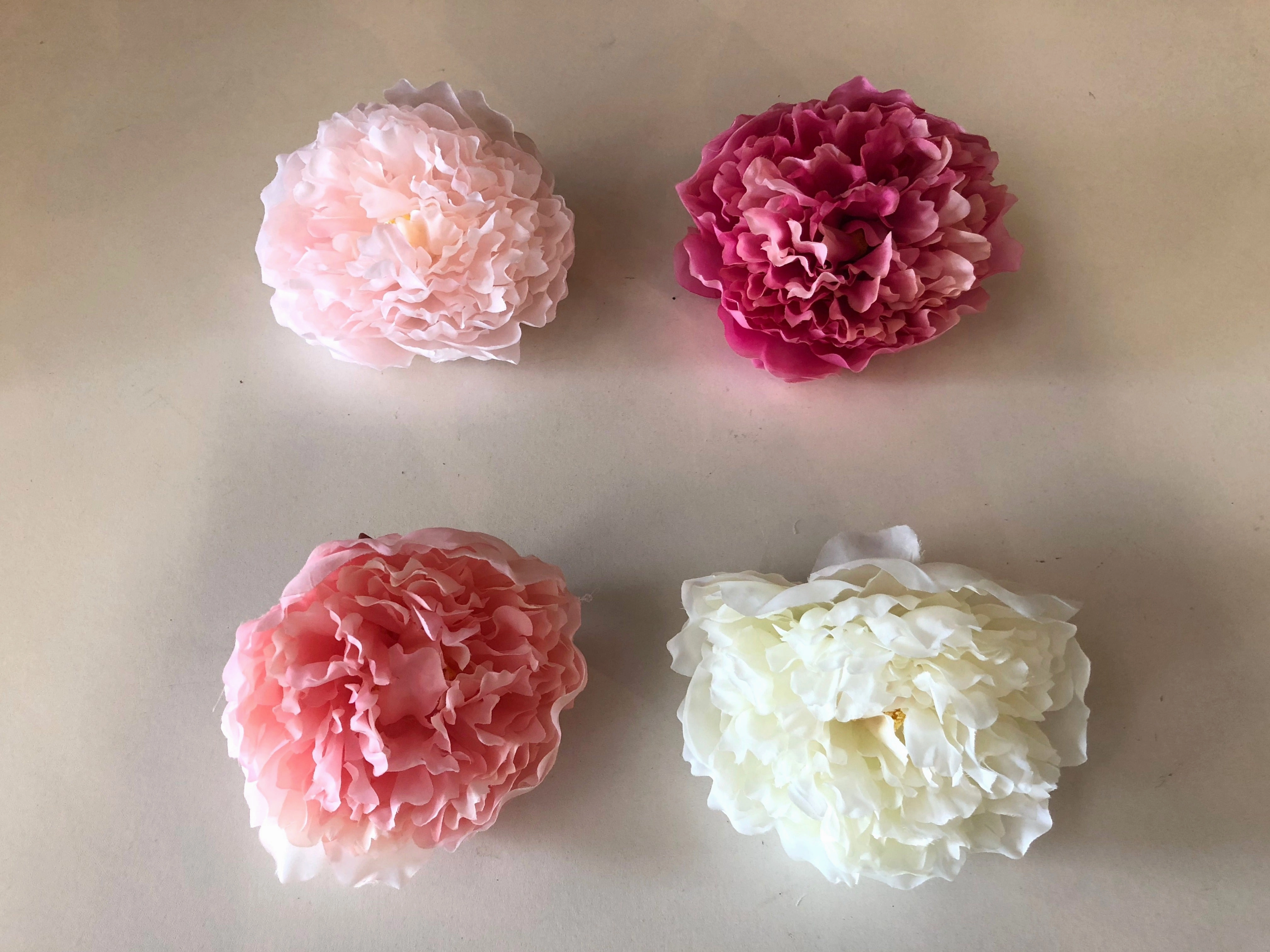 ACC0047 Single Peony Head 12cm (Availabe in 4 Colours)