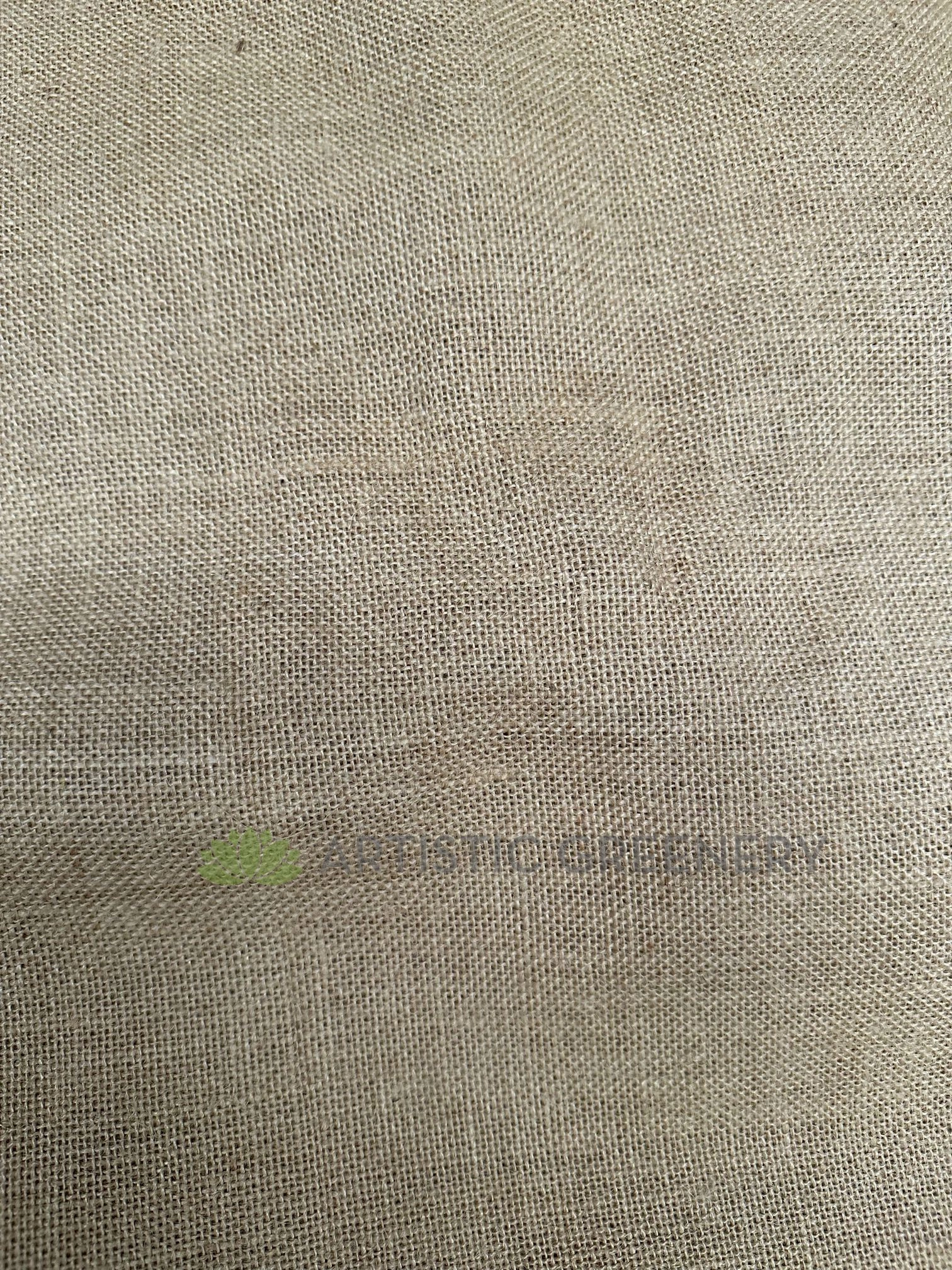 ACC0077 Natural Brown Hessian / Burlap Fabric - 30x60cm / 160cm wide