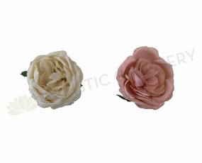 ACC0078-300 Rustic Style Peony Flower Head - Cream / Pink,garden field mower