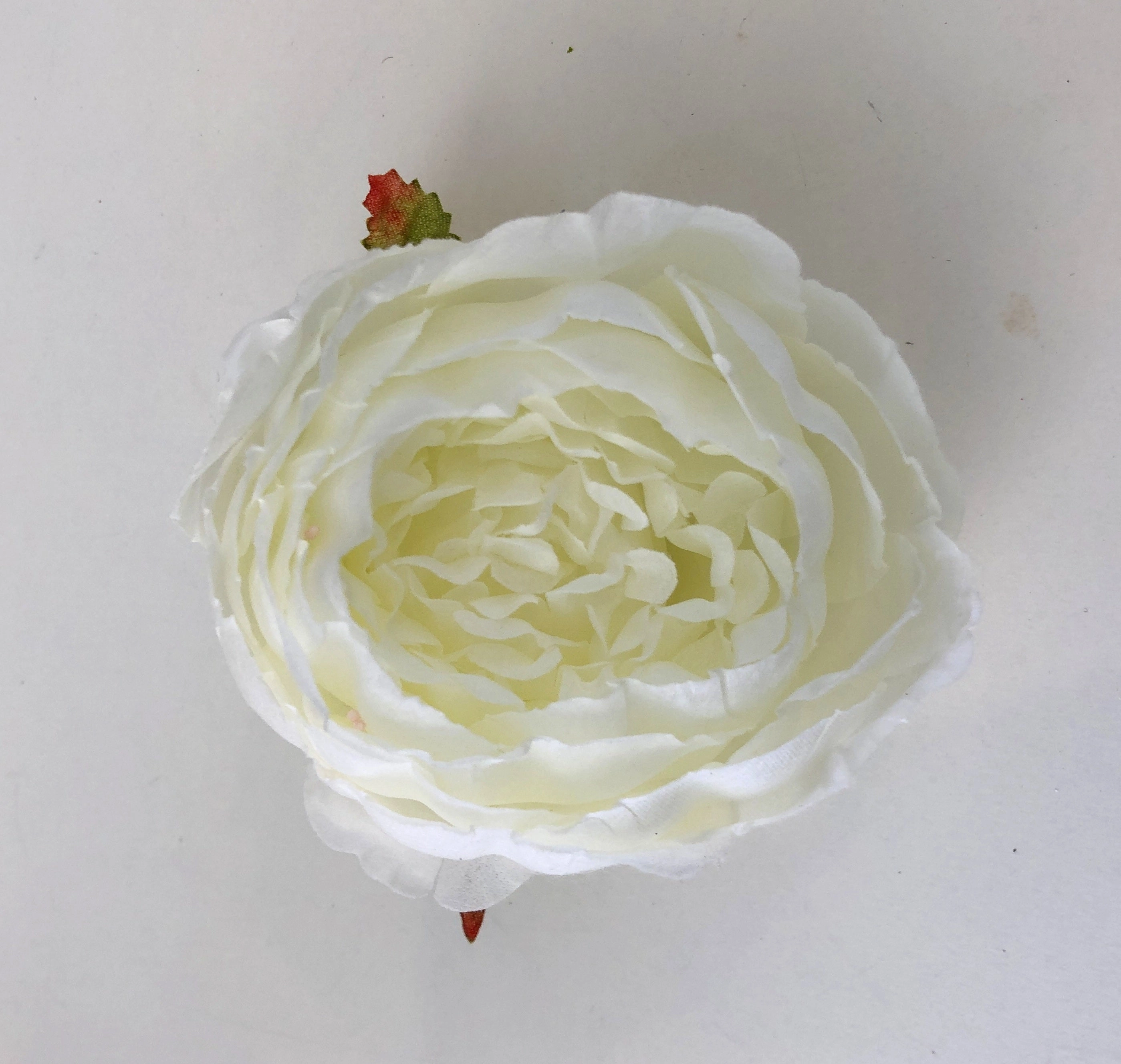 ACC0078 Premium Single Flower Head - White (Large Size)