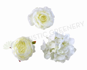 ACC0078 Premium Single Flower Head - White (Large Size),garden field mower