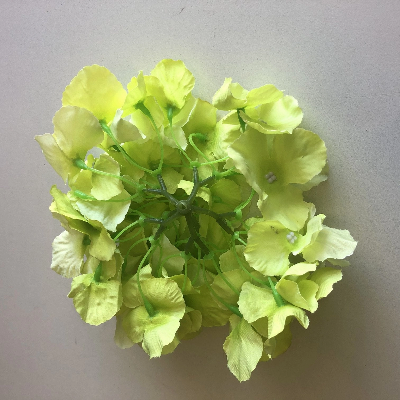 ACC0078 Premium Single Hydrangea Head 17cm (Various Colours)