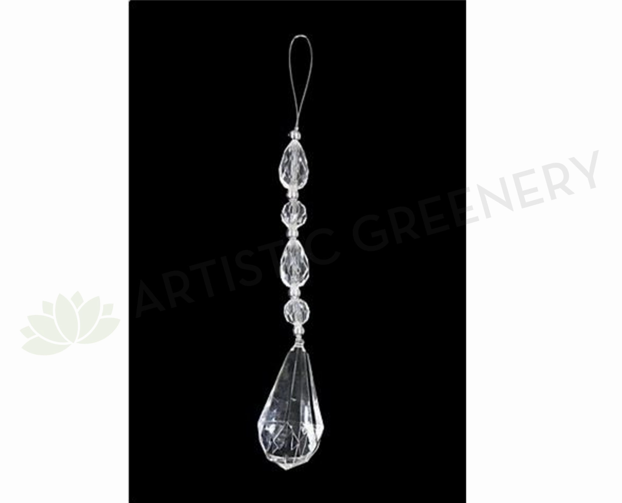ACC0080 Artificial Crystal Droplet 14cm (for wedding decoration),garden field mower