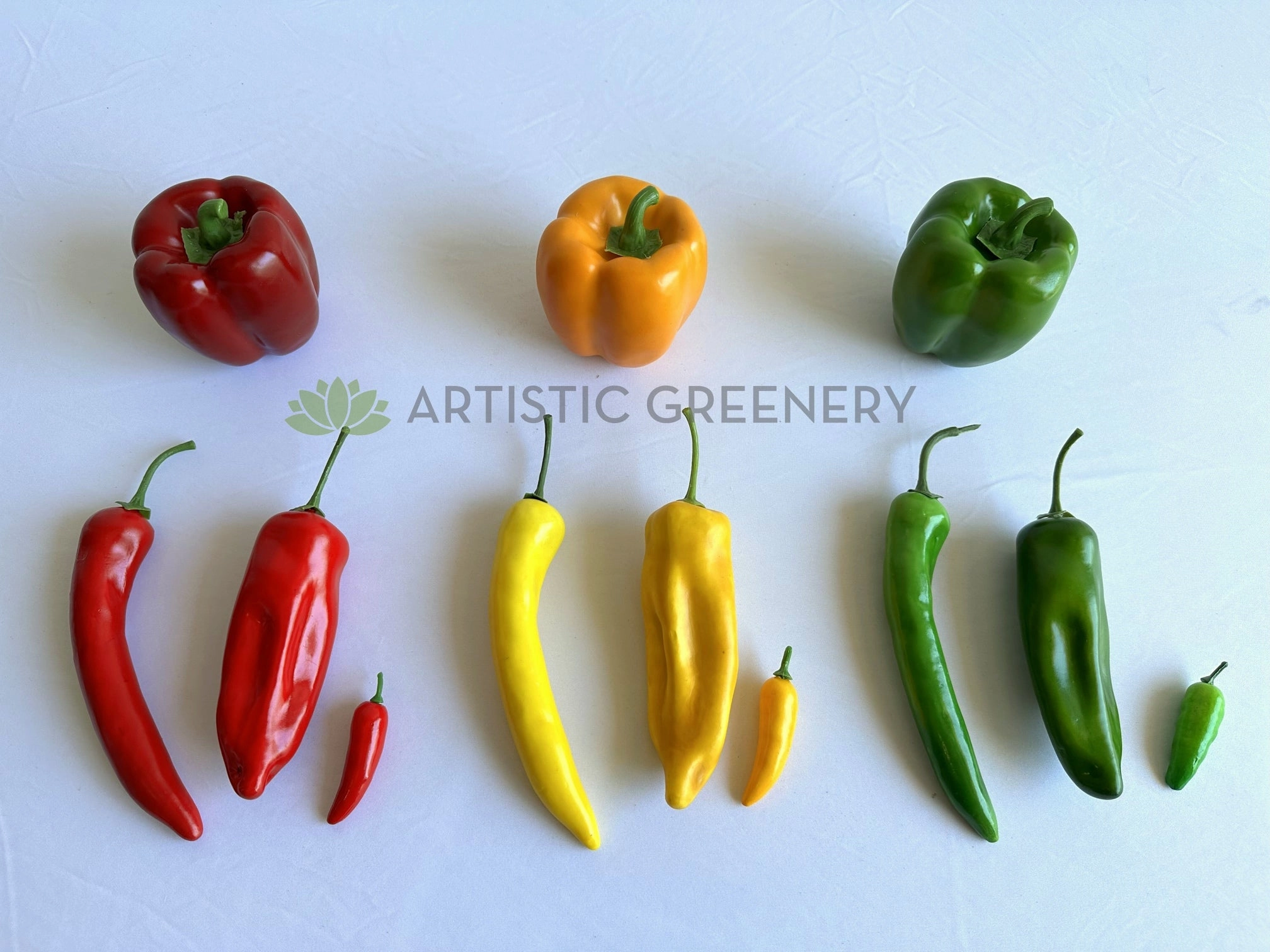 ACC0082 Artificial Capsicum & Chillies 3 colours