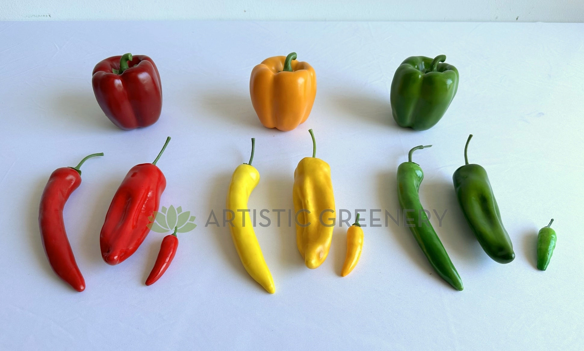ACC0082 Artificial Capsicum & Chillies 3 colours