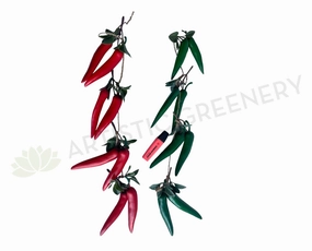 ACC0082-S85 Artificial Large Chilli 60cm Red / Green,artificial flower bouquet 