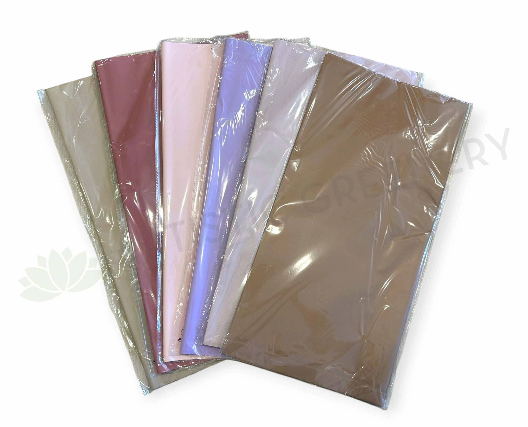 ACC0085-S93 Matt Floral Paper 58x58cm Various Colours,garden field mower