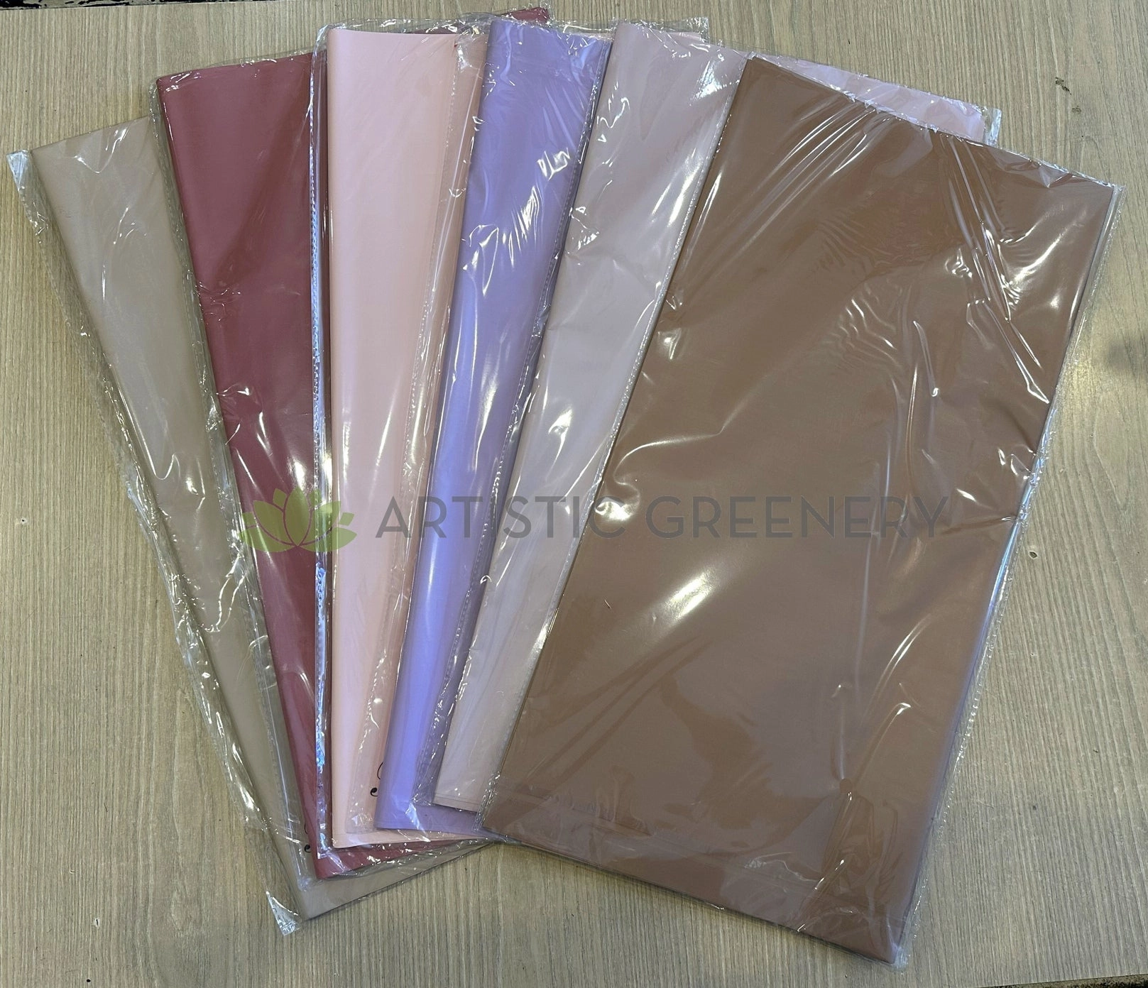 ACC0085-S93 Matt Floral Paper 58x58cm Various Colours