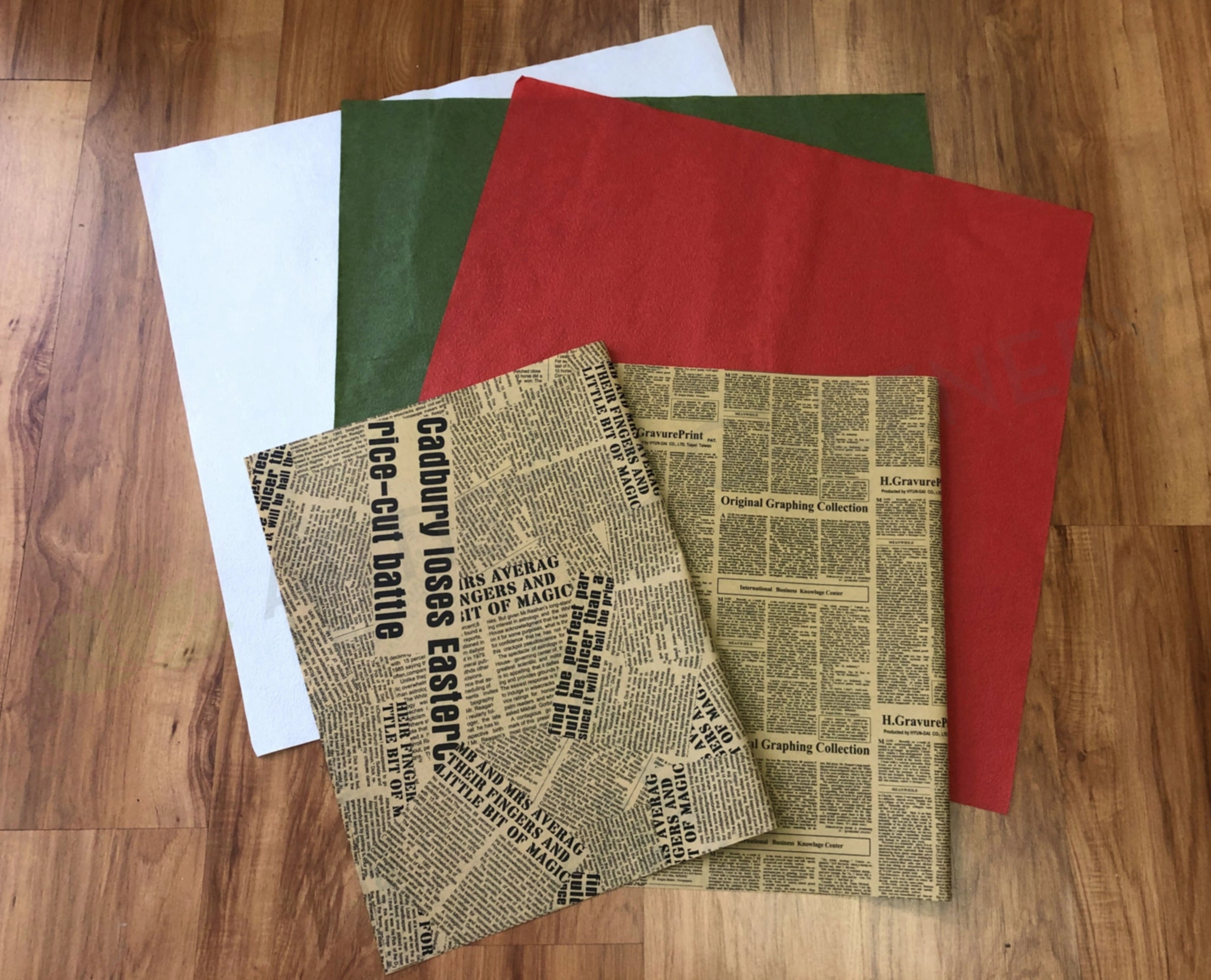 ACC0085 Textured Paper & Newspaper Print Paper,garden field mower