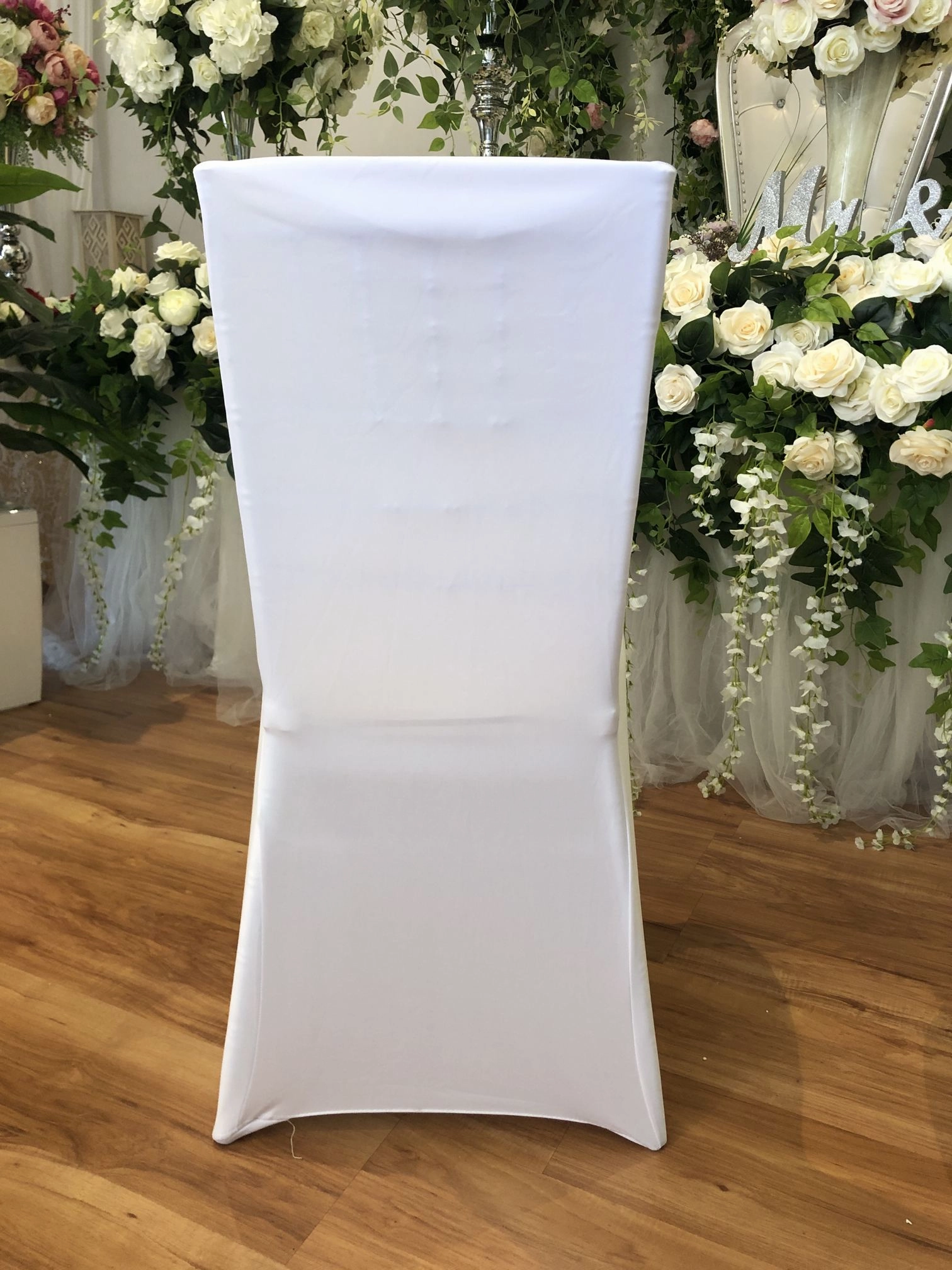 ACC0086 -  Lycra / Spandex White Chair Cover