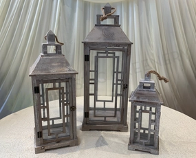 ACC0091 Decorative Wooden Lantern (Rustic Style) 3 Sizes,garden field mower