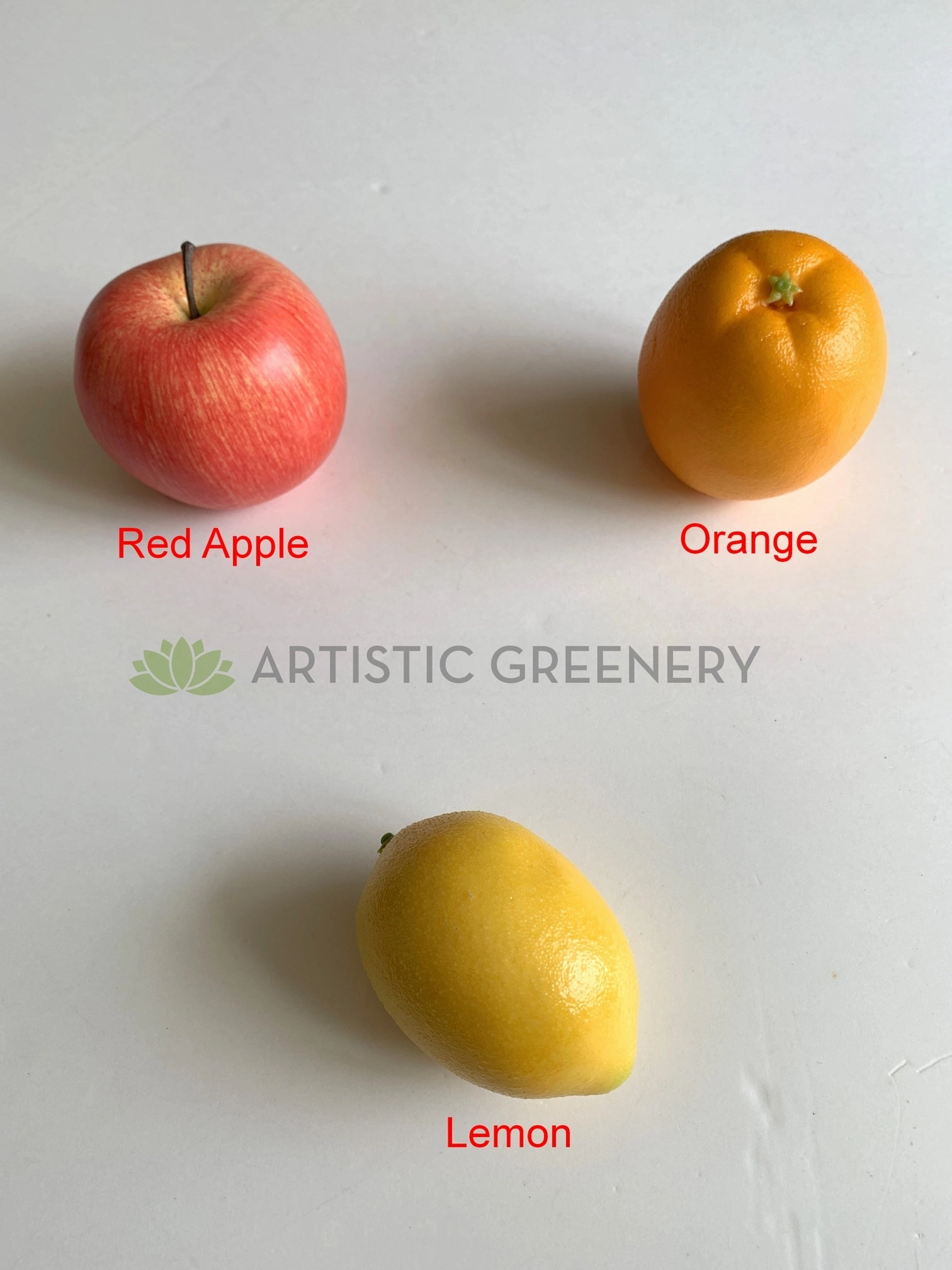 ACC0096 Artificial Fruits - Mango / Apple / Pear / Star Fruit / Orange / Lemon / Mandarin