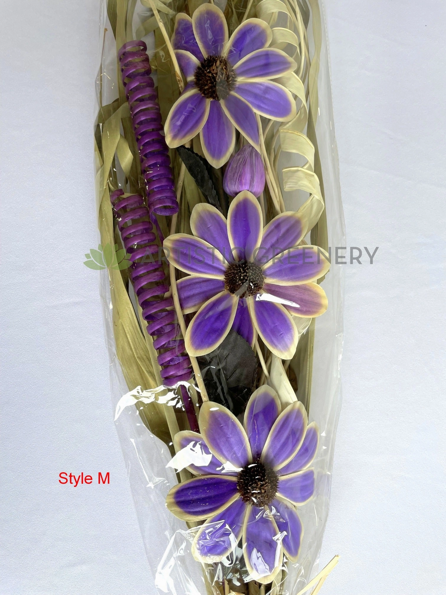ACC0111-25A Dried Flower Bouquet 93 x 21cm 3 Styles
