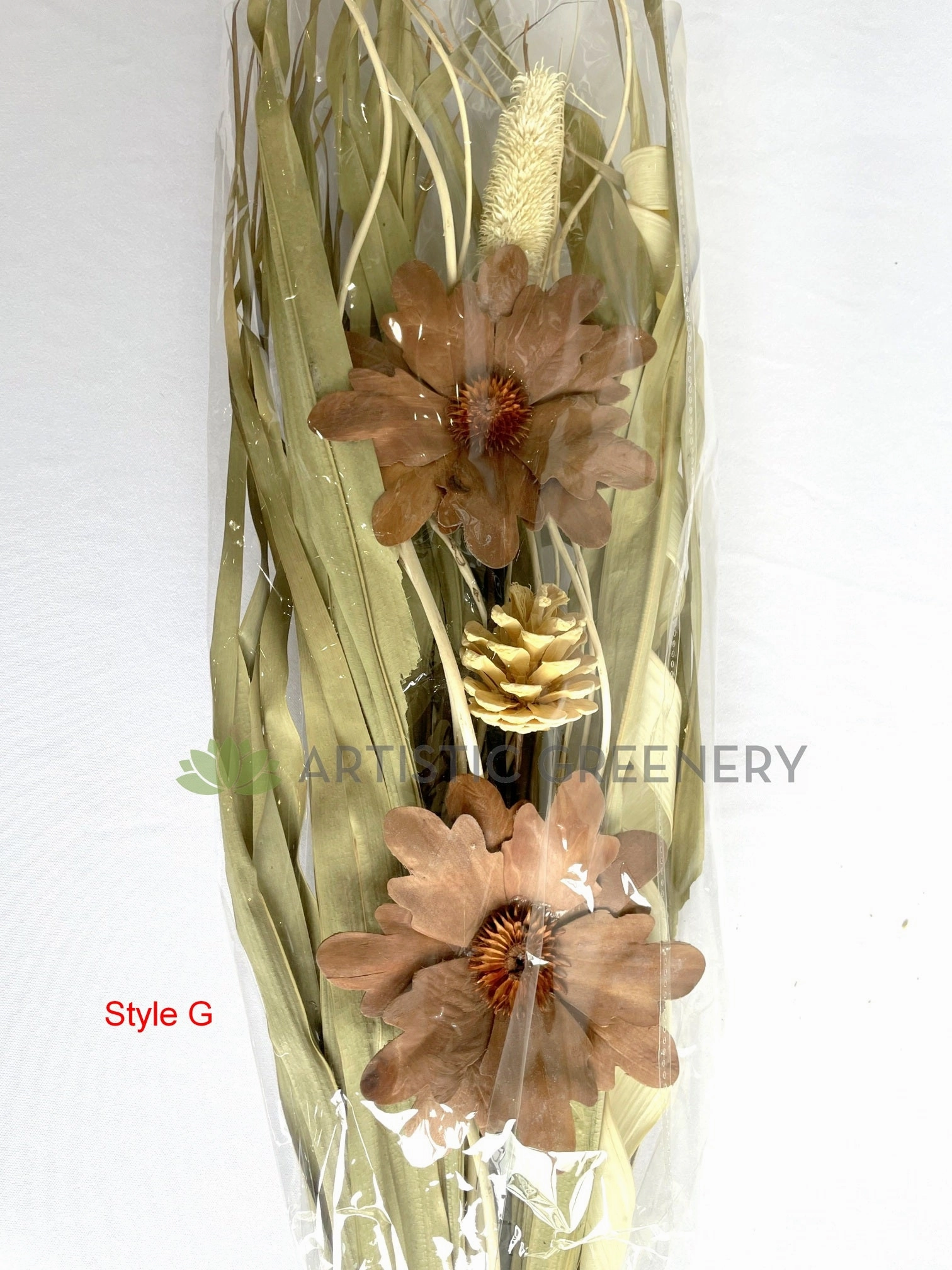 ACC0111-25B Dried Flower Bouquet 93 x 21cm 4 Styles