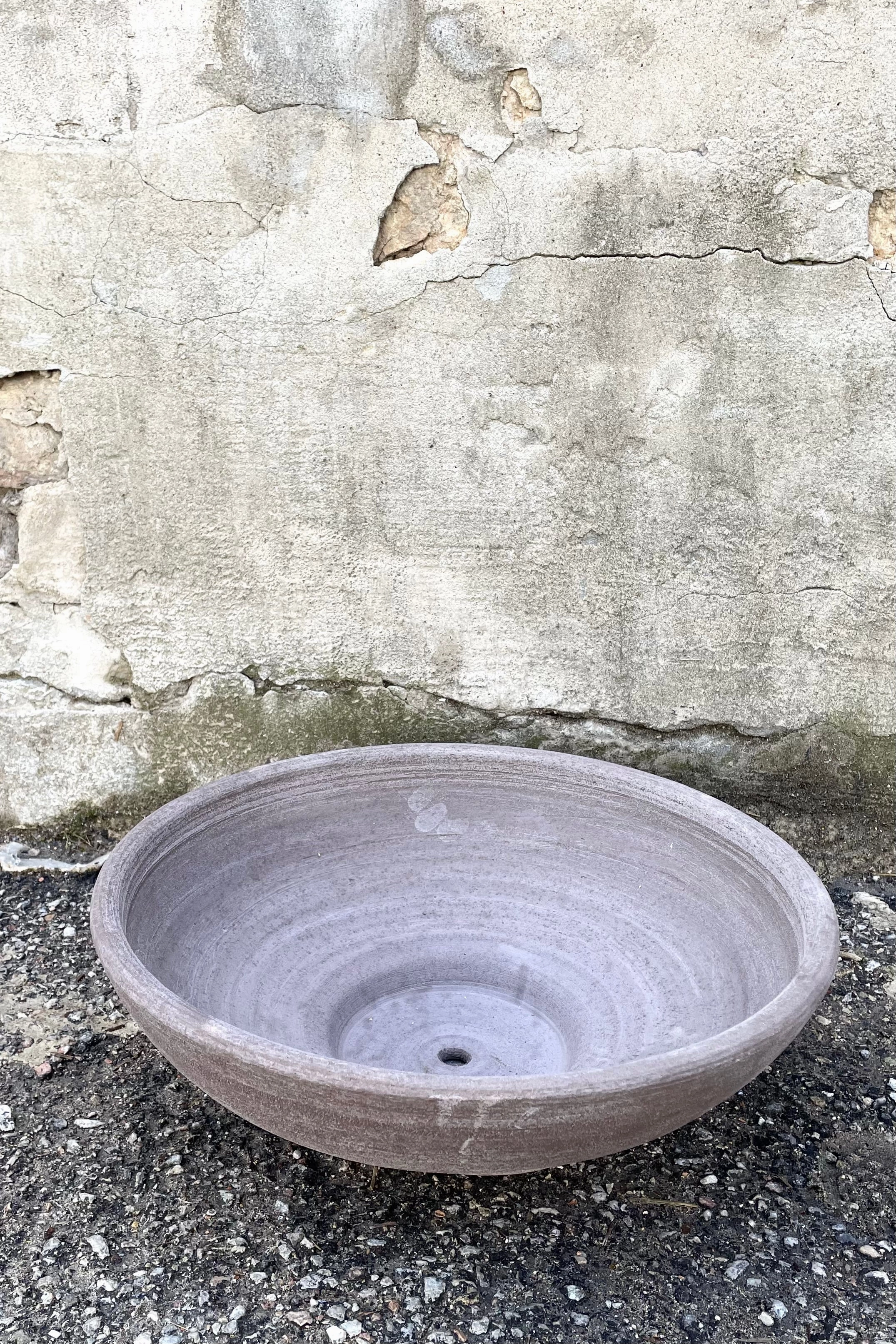 Ada Clay Bowl & Saucer Grey 40cm