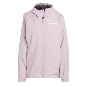 Adidas Terrex Damen Multi 2L Regenfeste Jacke Vorgebraucht Feige