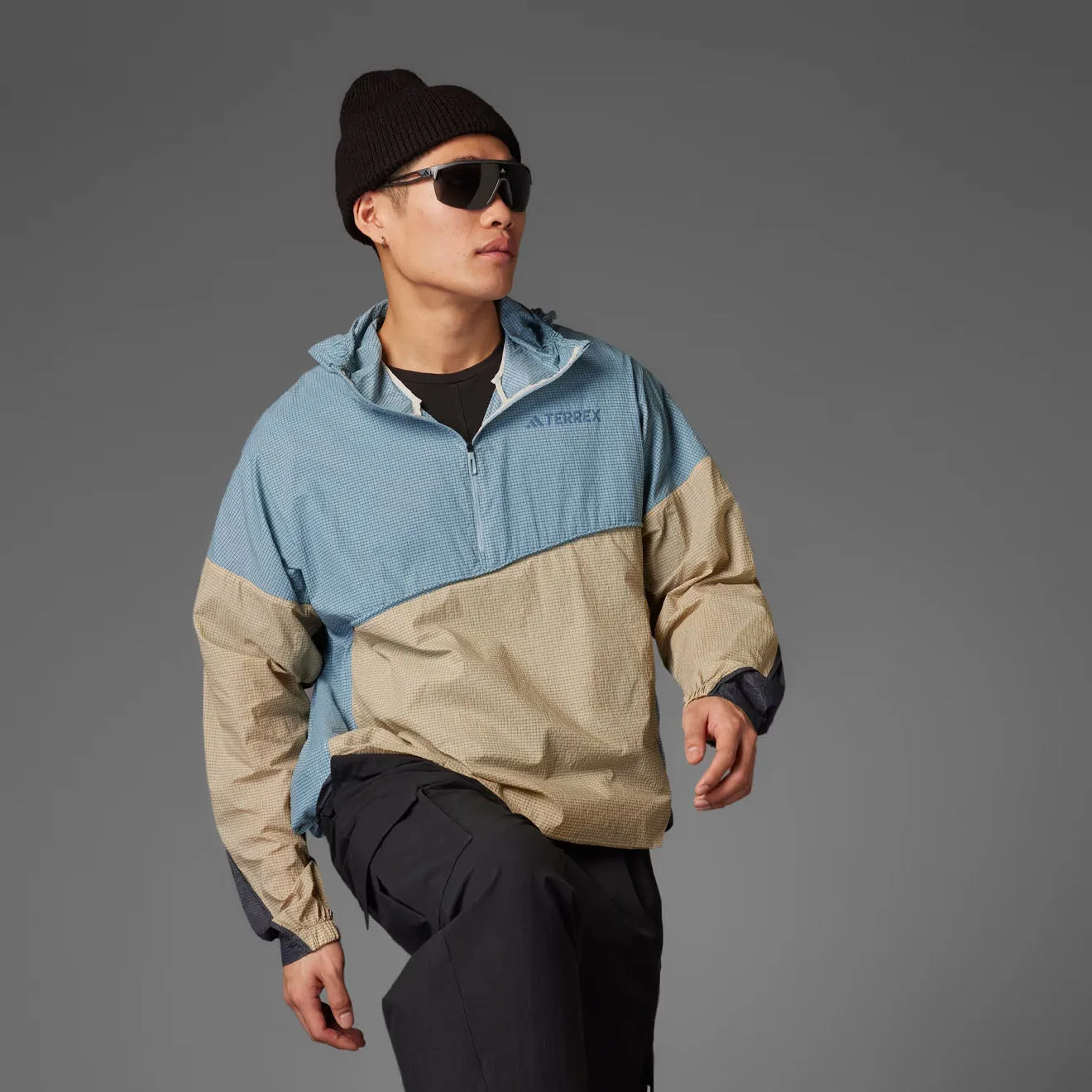 Adidas Terrex XPL Jacket Wind Blau / Grau