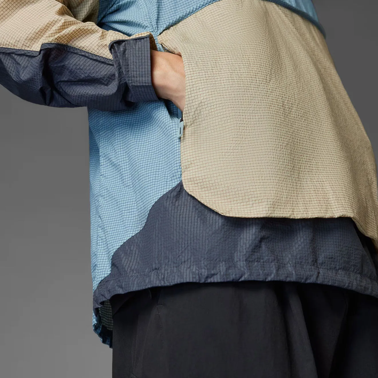 Adidas Terrex XPL Jacket Wind Blau / Grau