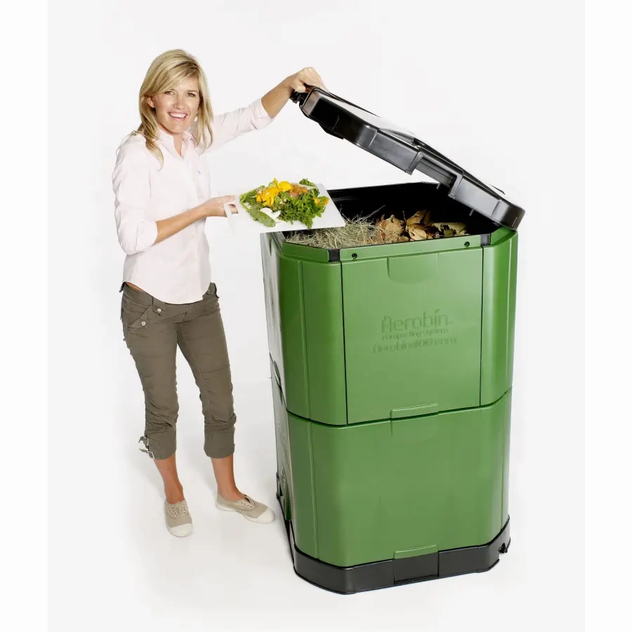 Aerobin Outdoor Compost Bin (400L) - Green