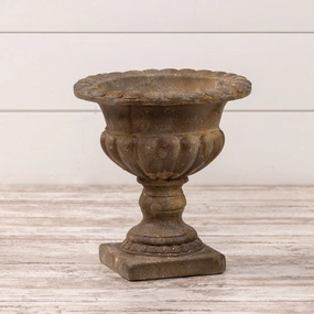Aged Planter Urn,classic ceramic flowerpot
