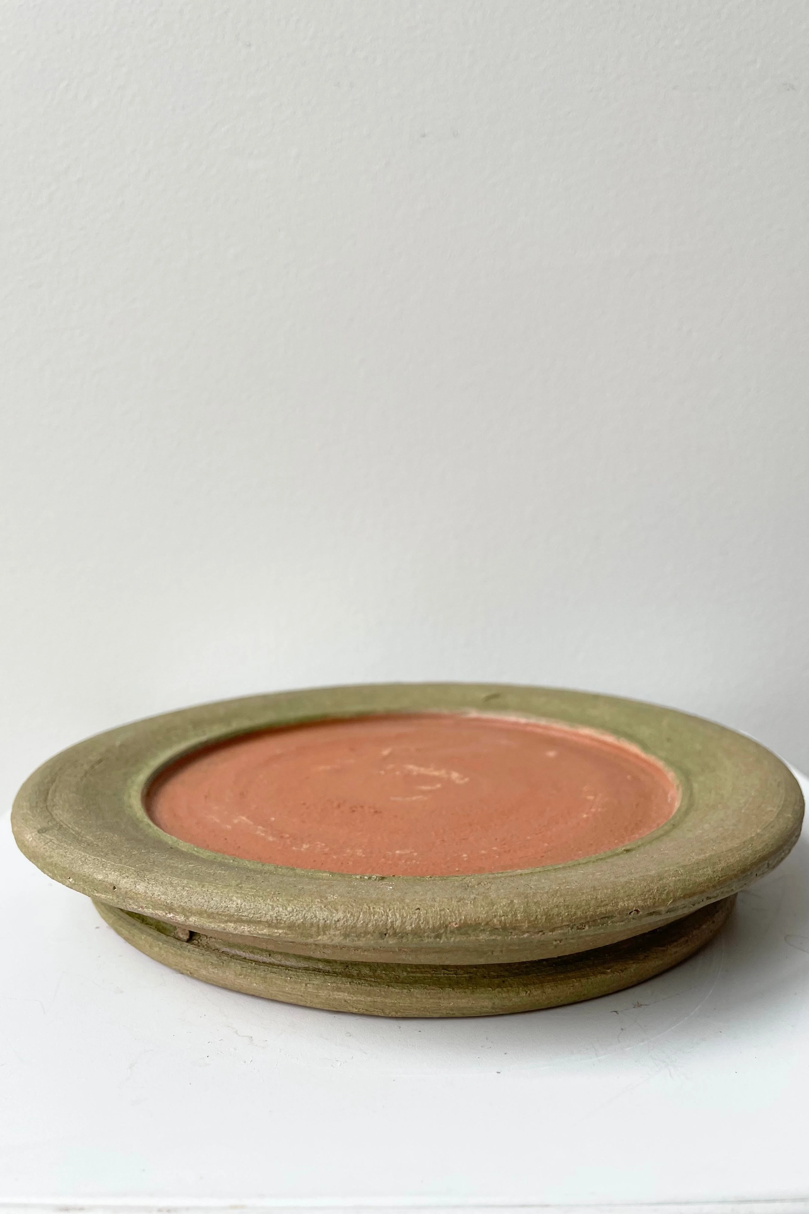 Aged Saucer #2,potted plant decor