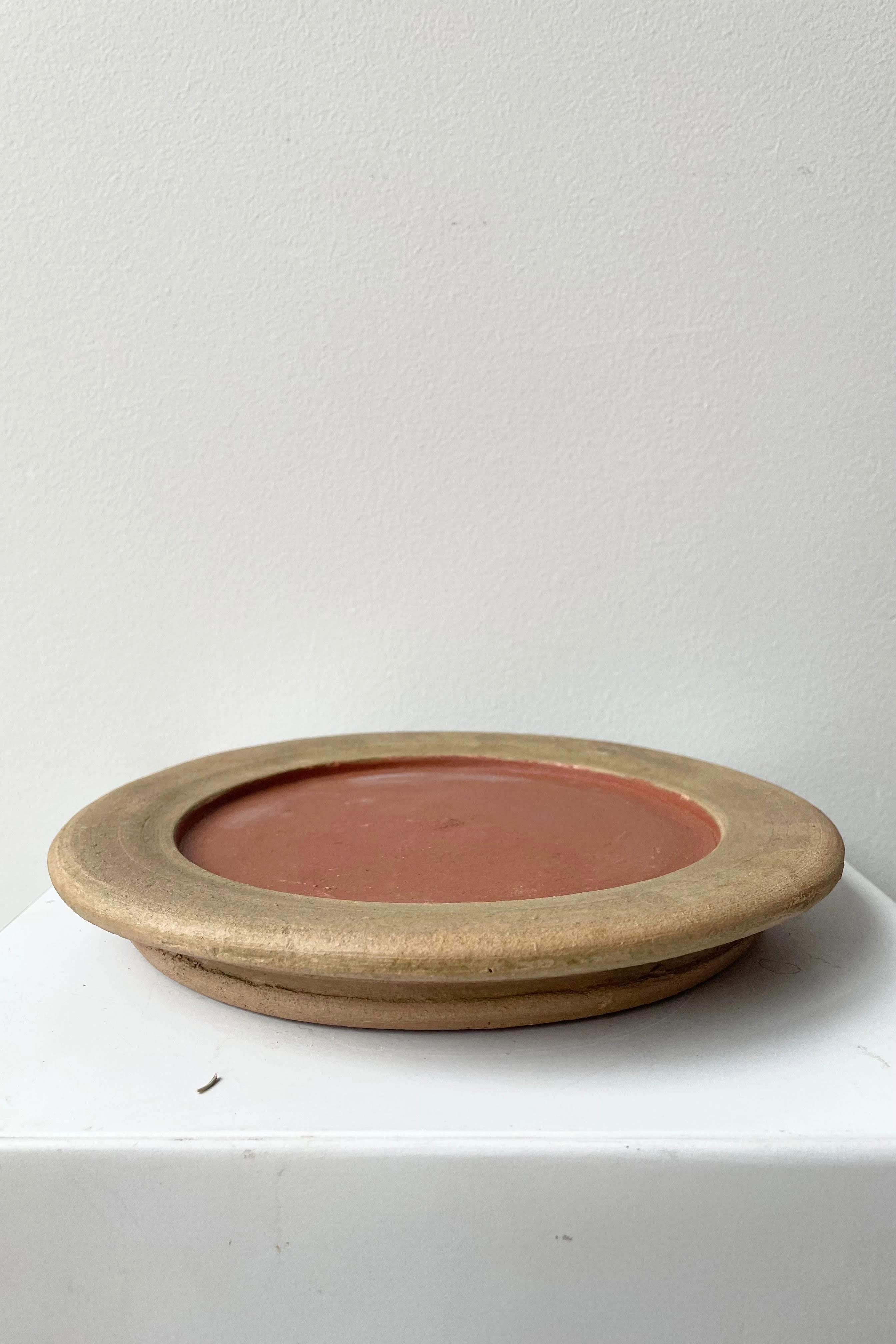 Aged Saucer #3,indoor flower container