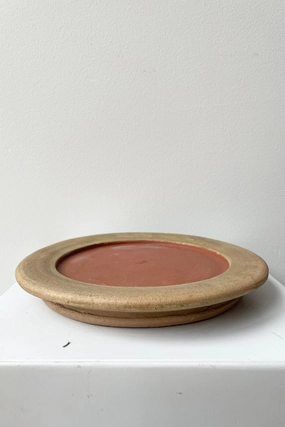 Aged Saucer #3,indoor flower container