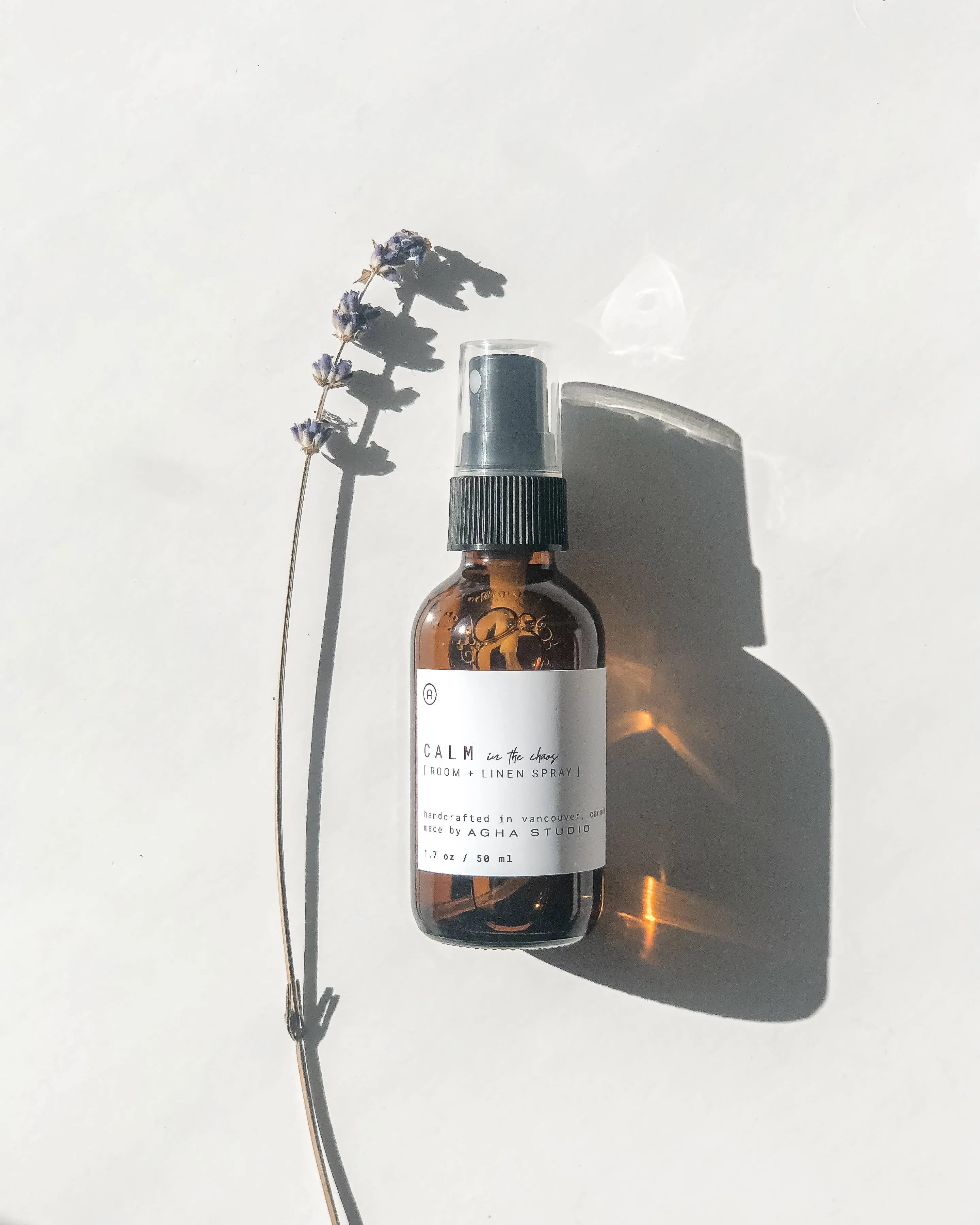 Agha Studio - Calm in the Chaos Room   Linen Spray,faux bloom stem 
