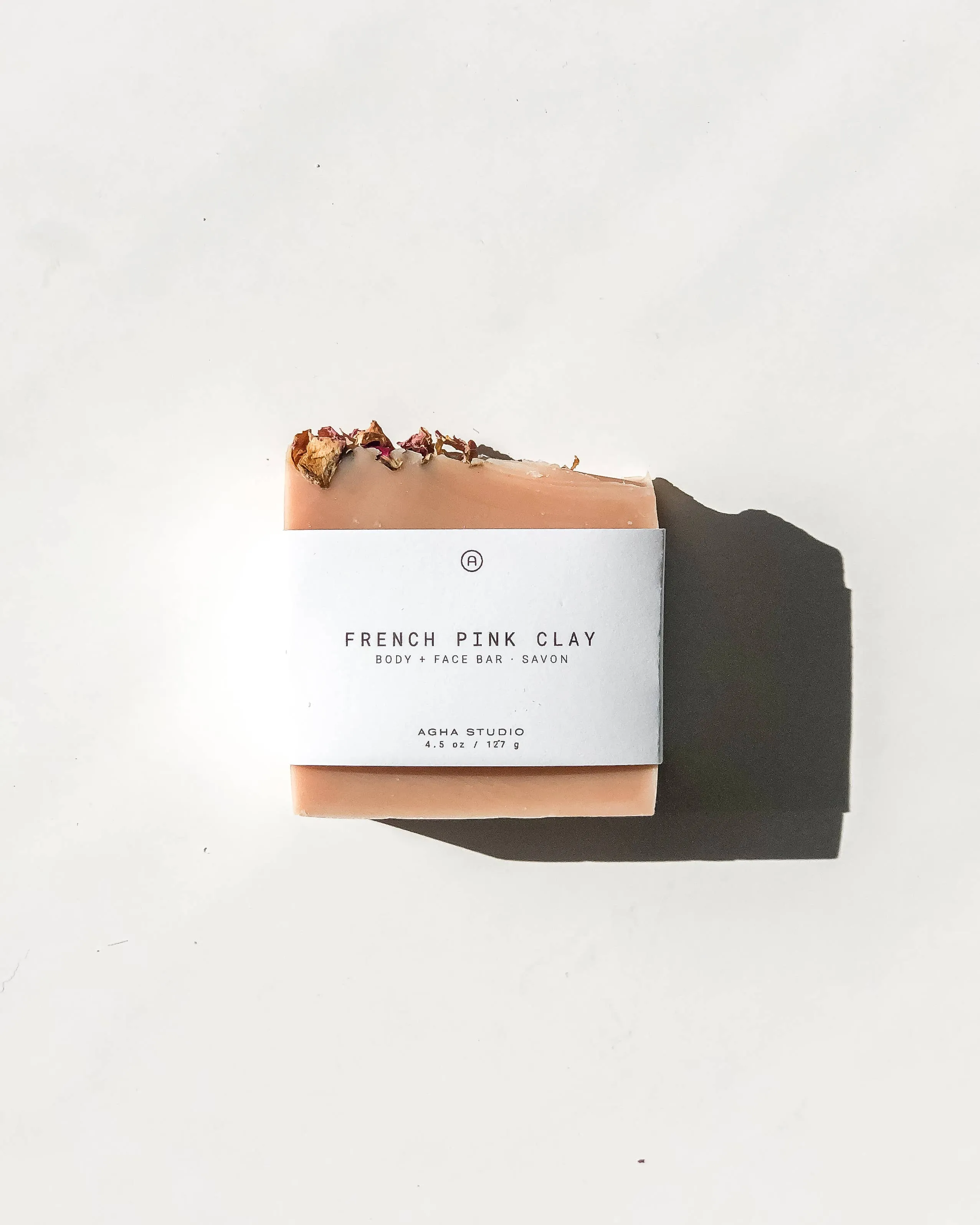 Agha Studio - French Pink Clay Body   Face Bar,faux bloom stem 