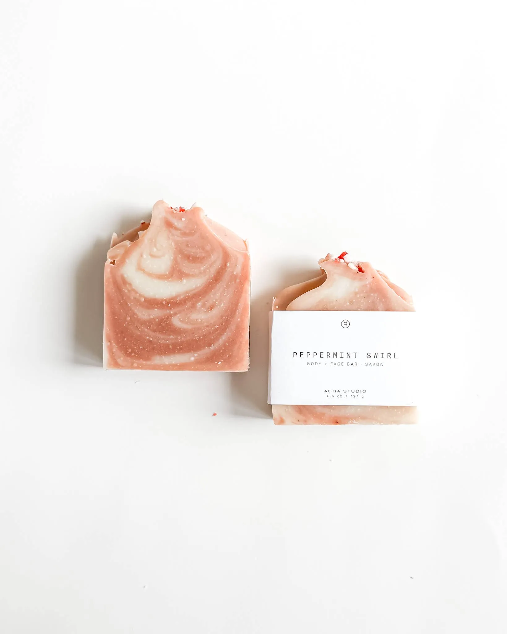 Agha Studio - Peppermint Swirl Body   Face Bar