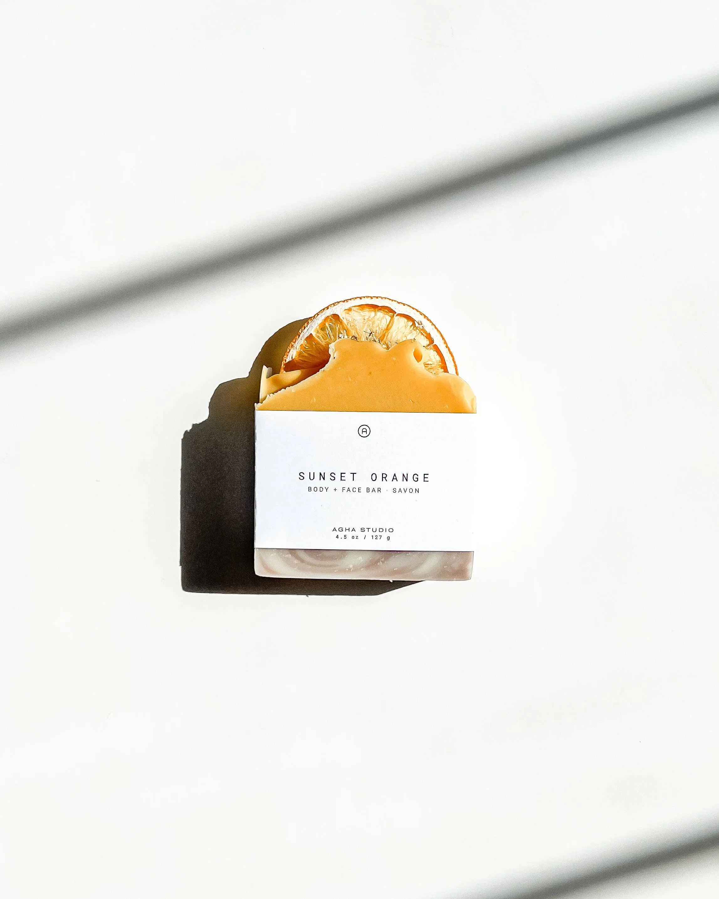 Agha Studio - Sunset Orange Body   Face Bar,faux bloom stem 