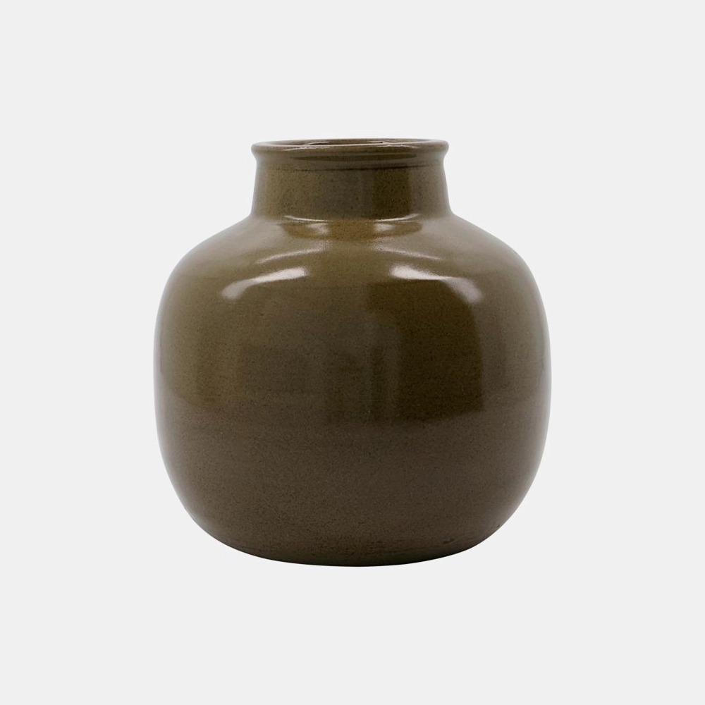 Aju Green Vase 17cm