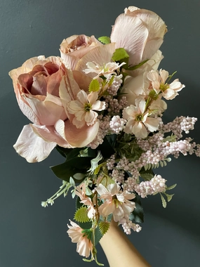 Alex Rose BUNCH purple realistic flower bouquet  