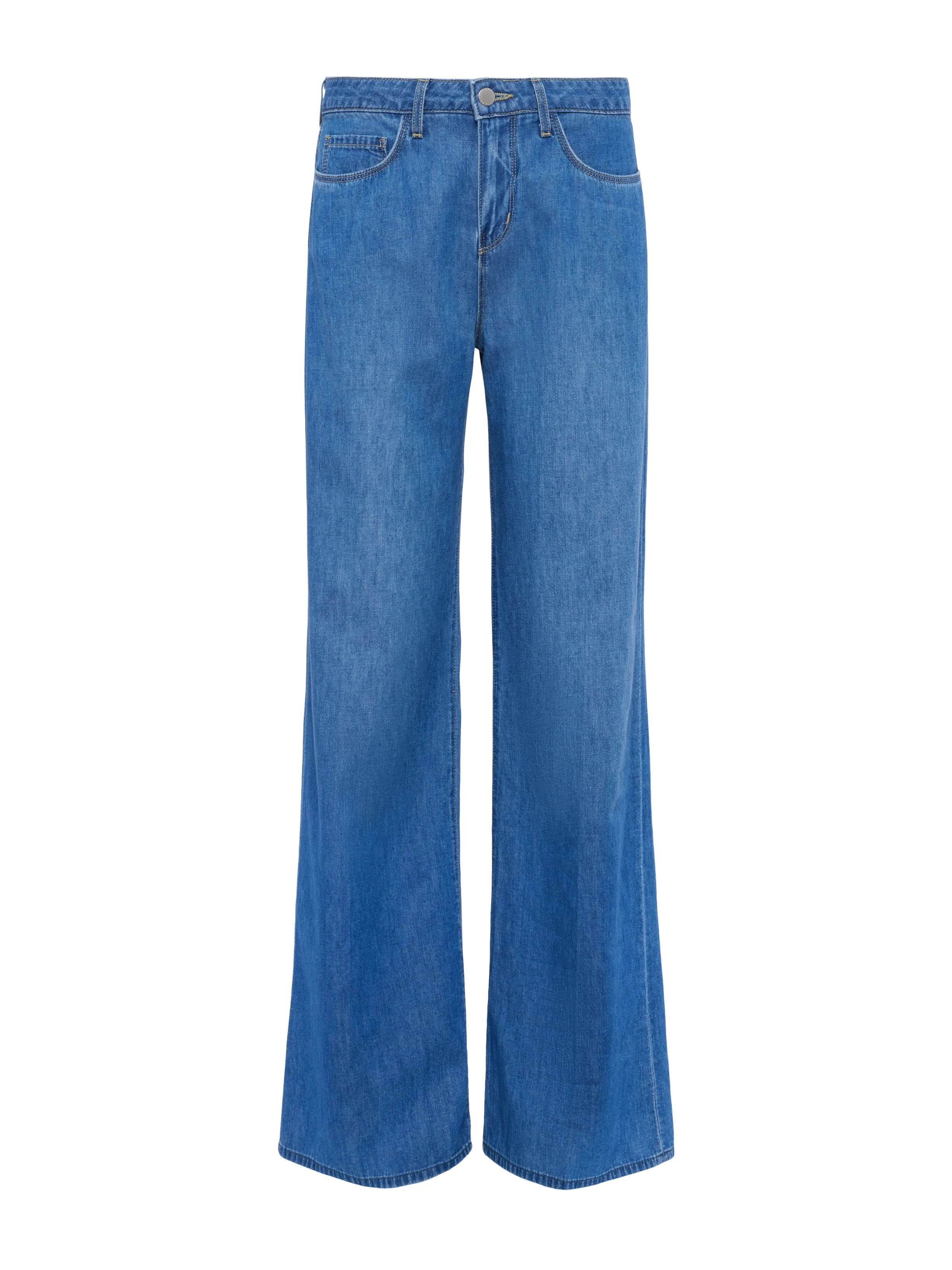 Alicent Weit geschnittene Jeans