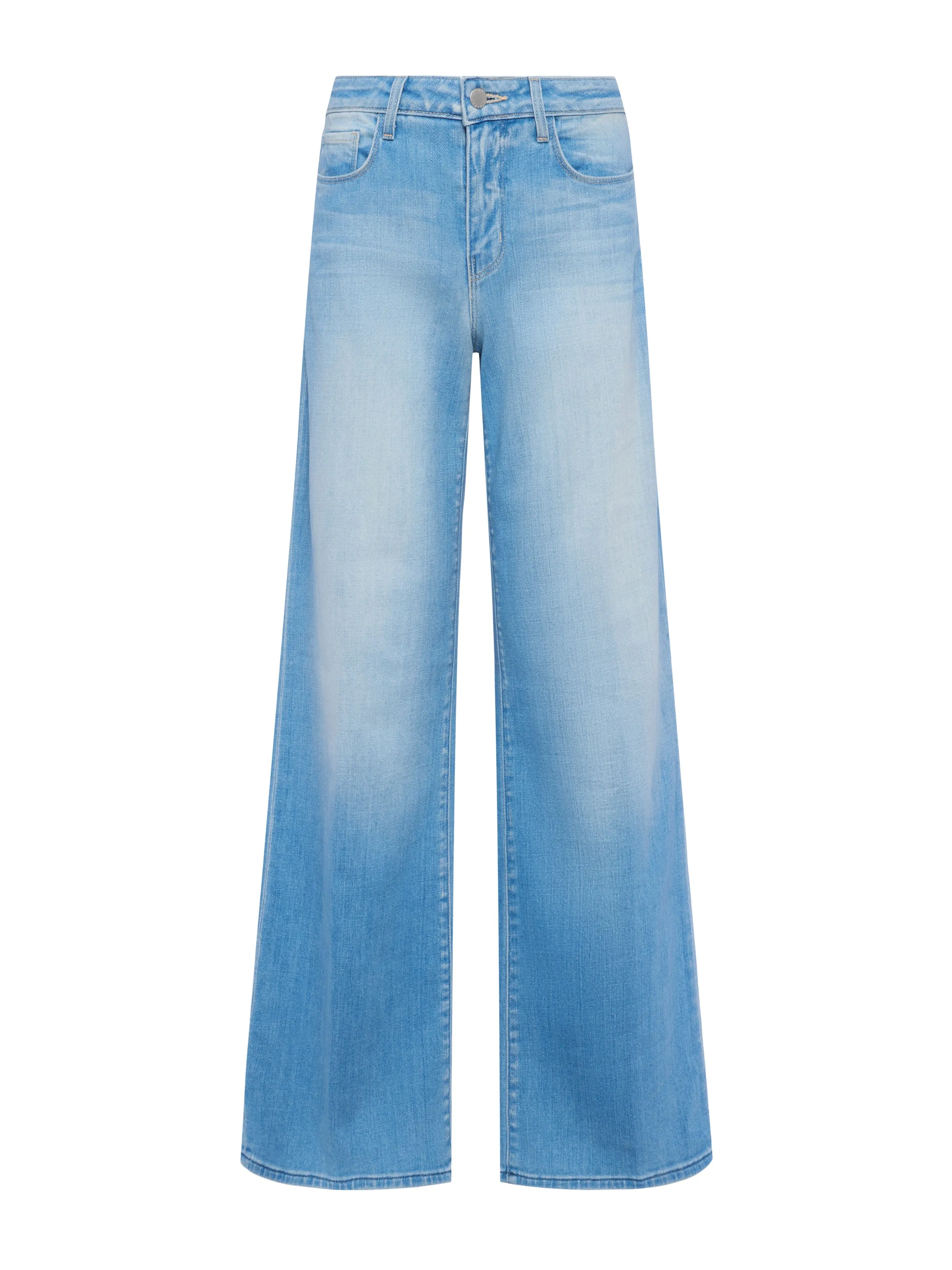 Alicent Weit geschnittene Jeans